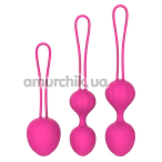 Набор вагинальных шариков Ningbo aiLe Trio, розовый - Фото №1