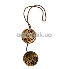 Вагінальні кульки Leopard Duotone balls - Фото №1