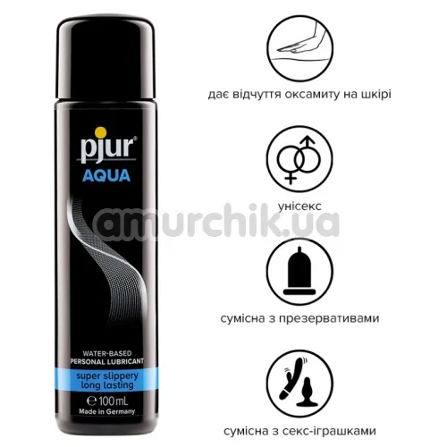 Лубрикант мужской Pjur Aqua 100 ml