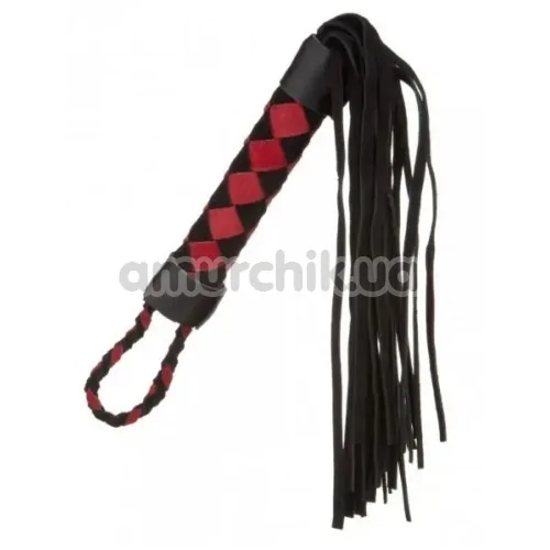 Флоггер Loveshop Flogger S&M Whip 61415, черно-красный