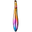 Фалоімітатор Glamour Glass Elegant Curved Dildo, мультикольоровий - Фото №5