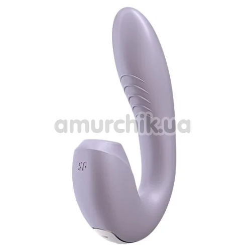 Вібратор з вакуумним стимулятором Satisfyer Sunray, фіолетовий