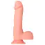 Вибратор с ротацией и подогревом Adam & Eve Adam's Warming Rotating Power Boost Dildo, телесный - Фото №4