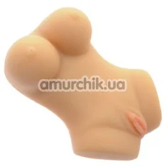 Искусственная вагина и анус с вибрацией Vibrating Mini Torso - Фото №1