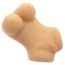 Искусственная вагина и анус с вибрацией Vibrating Mini Torso - Фото №1