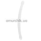 Двухконечный фаллоимитатор Realrock Crystal Clear Double Dildo 17, прозрачный - Фото №1