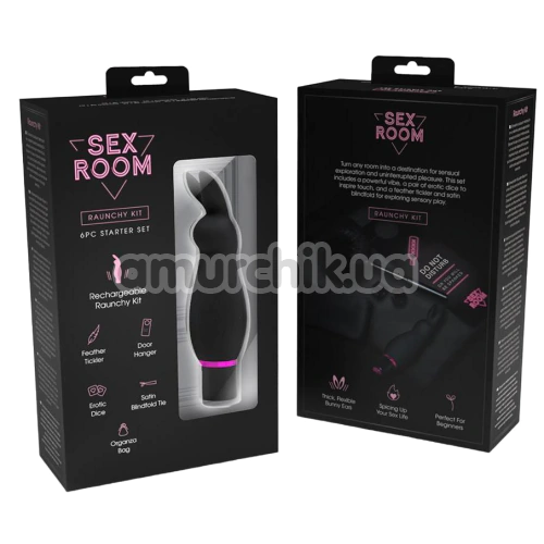Набор секс-игрушек Sex Room Raunchy Kit, черный