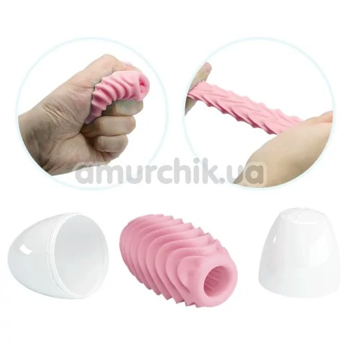 Мастурбатор Pretty Love Passionate Double-Sided Egg, розовый
