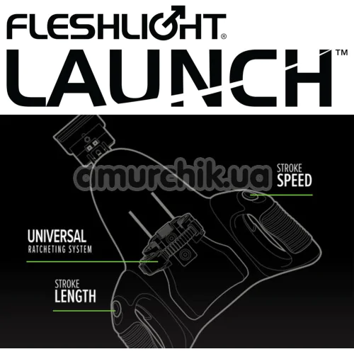 Адаптер для мастурбаторів Fleshlight Universal Launch, чорний