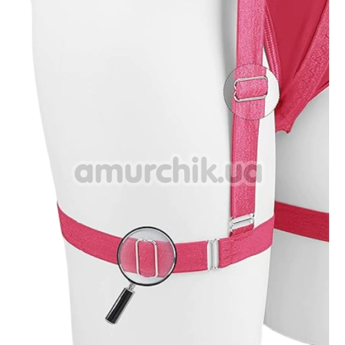 Боди Star Night Sexy Lace Strap Teddy, розовое