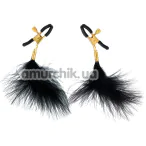 Зажимы для сосков Virgite Nipple Clamps Jewels Mod. 27, золотые - Фото №1