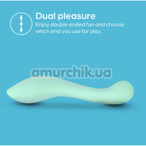 Фалоімітатор So Divine Discreet Silicone G-spot Dildo, бірюзовий