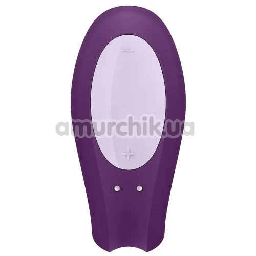 Вибратор Satisfyer Double Joy Partner Vibrator, фиолетовый