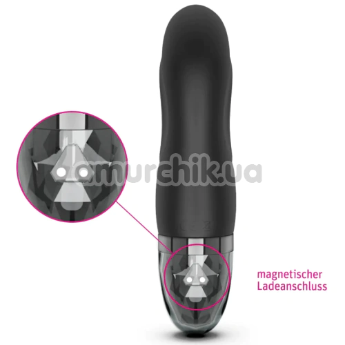 Вибратор с электростимуляцией Mystim Black Edition Hop Hop Bob, черный