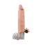 Насадка - удлинитель пениса с вибрацией Lovetoy Pleasure X-Tender Series LV1063, телесная - Фото №3