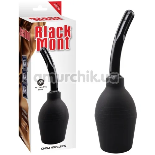 Интимный душ Black Mont Booty Cleanse, черный