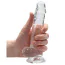 Фаллоимитатор Realrock Crystal Clear Dildo Realistic 7, прозрачный - Фото №5