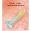Фаллоимитатор Alume Smooth Silicone Dildo, зелено-желтый - Фото №4