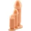 Набір з 3 анальних фалоімітаторів Prof. Jason C Anal Dildo Kit, тілесний - Фото №1