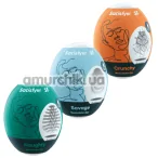 Набір із 3 мастурбаторів Satisfyer Masturbator Egg Set - Naughty, Savage, Crunchy - Фото №1