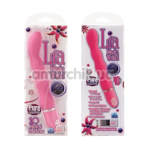 Вібратор для точки G Lia Magic Wand, рожевий