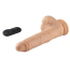 Вибратор с толчками Virgite Realistics Vibrating & Thrusting Realistic With Balls R13, телесный - Фото №6