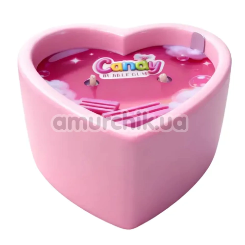 Свеча для массажа Candy Heart Bubble Gum - жвачка, 70 мл
