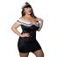 Костюм морячки JSY Sexy Lingerie P61118, чорний: сукня + головний убір + трусики-стрінги - Фото №2