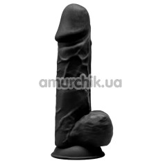 Фаллоимитатор Silexd Premium Silicone Dildo Model 4 Size 8.5, черный - Фото №1