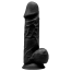 Фалоімітатор Silexd Premium Silicone Dildo Model 4 Size 8.5, чорний - Фото №1