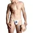 Трусы-стринги мужские Mens Thongs 4489, белые