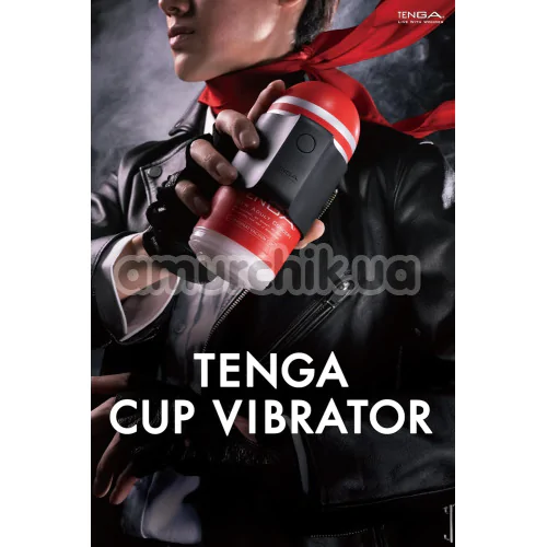 Набор Tenga Cup Vibrator: адаптер с вибрацией + мастурбатор Tenga Premium Original Vacuum Cup + мастурбатор Tenga Deep Throat Original Vacuum Cup New
