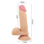 Фаллоимитатор Sliding Skin Creel 8.1, телесный - Фото №9