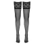 Чулки Cottelli Legwear Hold-up Stockings, черные - Фото №3