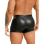 Трусы-боксеры мужские Star Night Punk Rivet Faux Leather Boxer, черные - Фото №6
