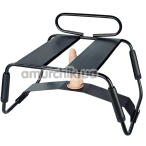 Стілець для сексу з фалоімітатором Roomfun Sex Assist Chair With Dildo L, чорний - Фото №1