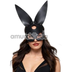 Маска зайчика Bedroom Fantasies Bold Bunny Mask, черная - Фото №1