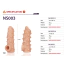 Насадка на пенис Kokos Nude Sleeve NS 003-L, телесная - Фото №3