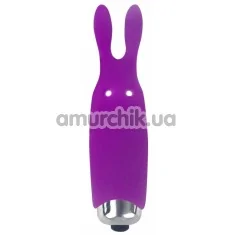 Кліторальний вібратор Adrien Lastic Pocket Vibe Rabbit, фіолетовий - Фото №1