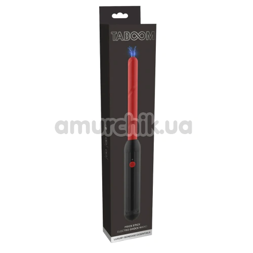 Электростимулятор Taboom Prick Stick Electro Shock Wand, красный