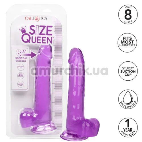 Фаллоимитатор Size Queen Dong 8, фиолетовый