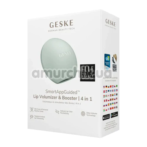 Устройство для увеличения объема губ Geske Lip Volumizer & Booster Small 4 in 1, зеленое