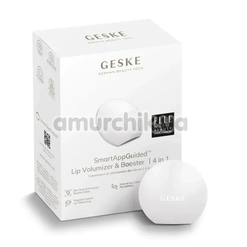 Устройство для увеличения объема губ Geske Lip Volumizer & Booster Small 4 in 1, белое
