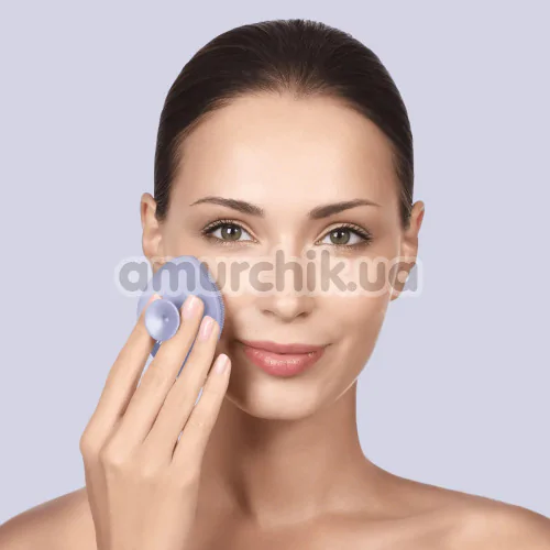 Щетка для лица Geske Facial Brush 4 in 1 Suction Mount, сиреневая