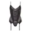 Комплект Cottelli Collection Lingerie 2630630 чёрный: корсет + трусики-стринги - Фото №4