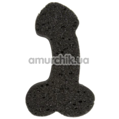 Мочалка Sponge Willy, черная - Фото №1