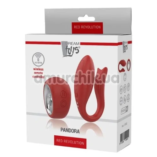 Вібратор Red Revolution Pandora, червоний
