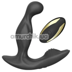Вибростимулятор простаты c ротацией Prostate Massager Bat King, черный - Фото №1