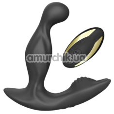 Вібростимулятор простати з ротацією Prostate Massager Bat King, чорний - Фото №1