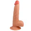 Вибратор с толчками и ротацией Cyber Silicock Mr John, телесный - Фото №4